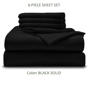 30&quot; Extra Deep Pockets- 6-PC Sheet Set Ultra Soft 1000-Thread Count Pure Egyptian Cotton