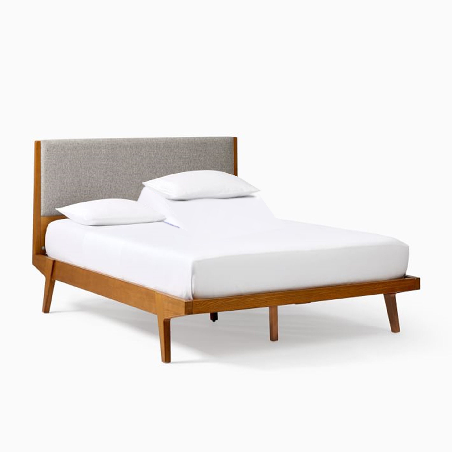 SGI Top Split Flex Set Lenzuola King Size Regolabile 71cm – 1000 Fili Cotone Egiziano Bianco, 4 Pezzi