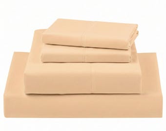 Set di lenzuola in cotone egiziano a 1000 fili - Tasche profonde 50 cm