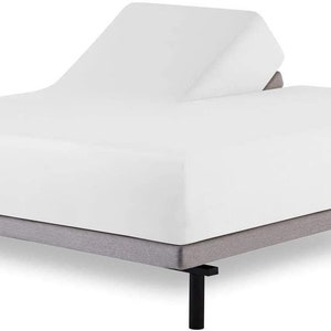 FlexTop Split Head 1000-Thread Count 100% Egypt Cotton 4-Piece Bedsheet Fade Resistant 1 Fitted, 1 Flat & 2 Pillowcases - 10&quot; Deep Pockets