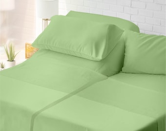 Split King Size Bettlaken-Set Für Verstellbare Betten – 600 Fadenzahl, 100% Weiche Baumwolle, 5-teilig, Tiefe Taschen, Burgunderrot