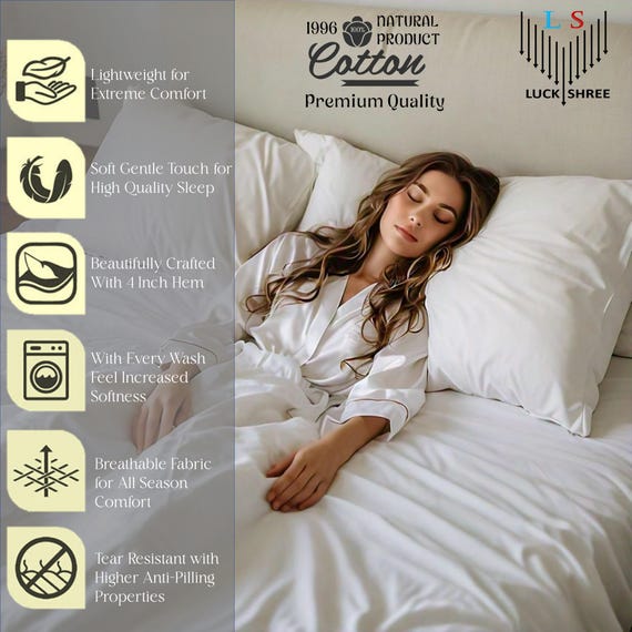 800 TC 4pc Sheet Set 100% Giza Cotton Soft ＆ Smooth Deep Pocket Alaska King (108” x 108”) Gold Stripe Fit Up to 6