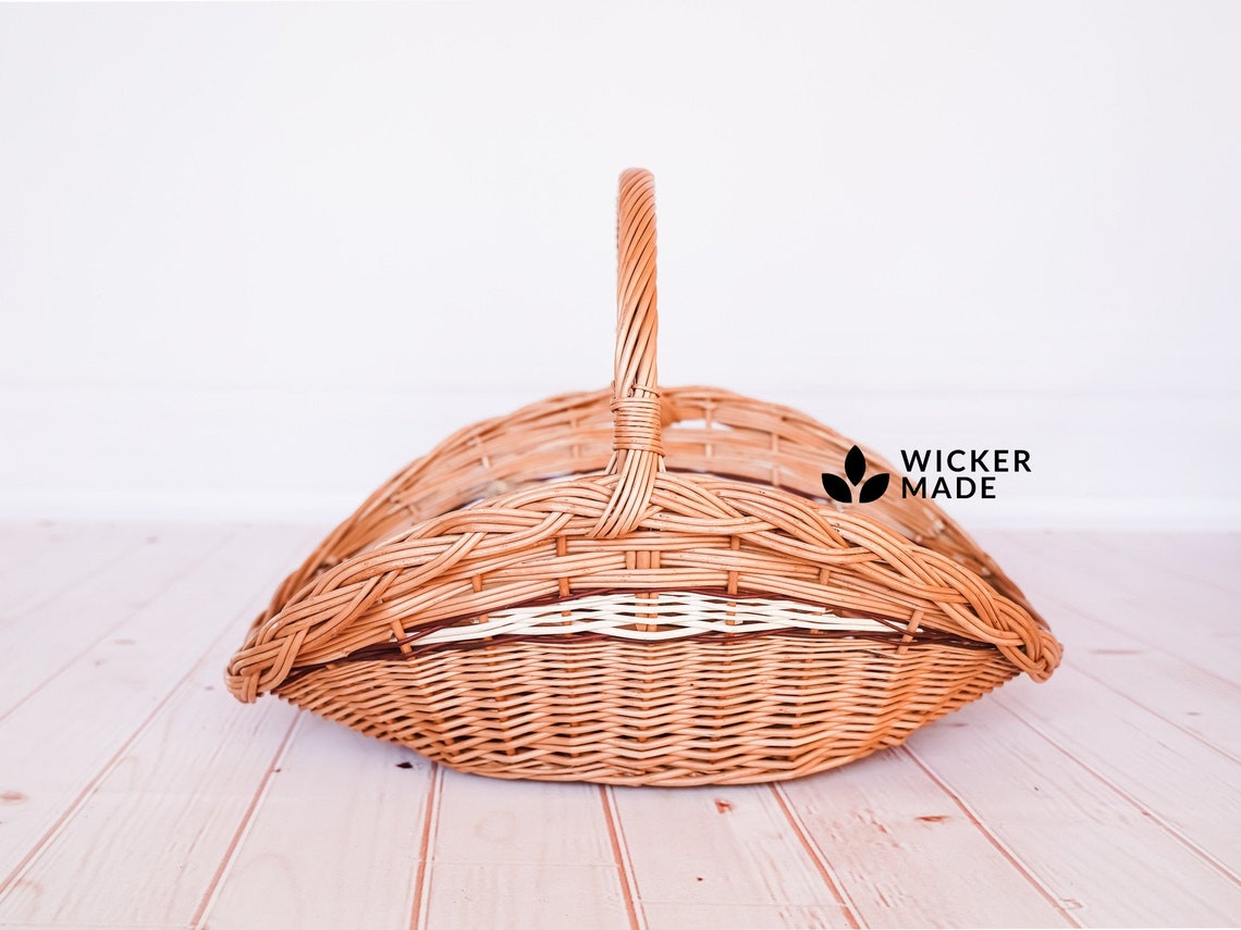 Rattan Firewood Basket Firewood Holder Wicker Firewood Etsy