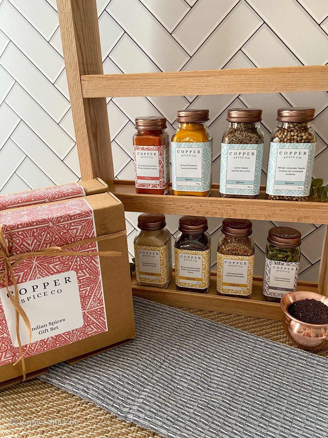 Indian Spices Gift Set High Quality Herbs and Spices Etsy