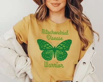 Camiseta de guerrero de la enfermedad mitocondrial,