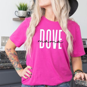 Dove Mama Shirt, Gift for Dove Owner, Bird Lover Tee