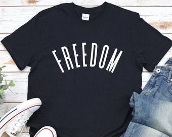 Camiseta Libertad, Camiseta Libertad, Camisetas Libertad, Camiseta Libertad Mujer, Camiseta Libertad Hombre, Simple, Minimalista, Humana, Unisex