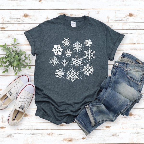 Snowflake Shirt - Etsy