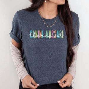 Canine Massage Therapist Shirt, Gift for Dog Massage Therapy