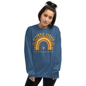 Appendix Cancer Awareness Sweatshirt, Gift for Warrior,