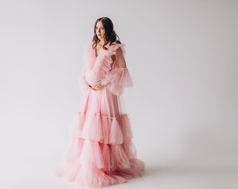 Gender reveal dress for mom, pregnancy dress baby shower, pink maternity dress for baby shower, baby shower dress
