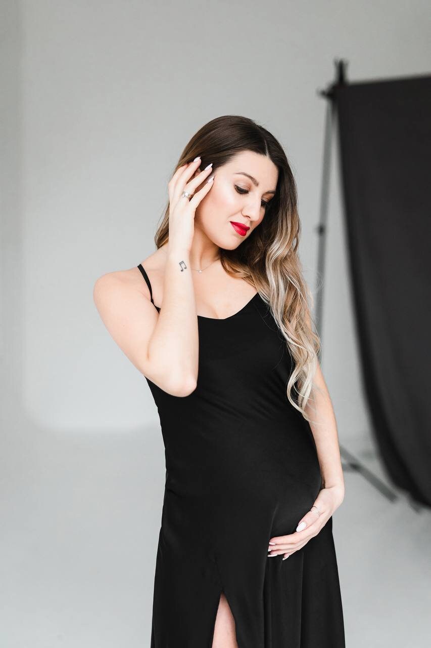 Maternity Silk Slip Dress Slip Dress Pattern Baby Shower Etsy