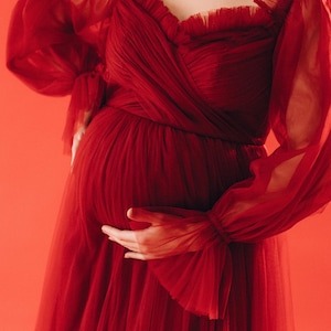 Photography dress, Wedding dress maternity, Baby shower dress, Maternity dress for photo shoot, Maternity maxi dress - IN STOCK SIZE S-M