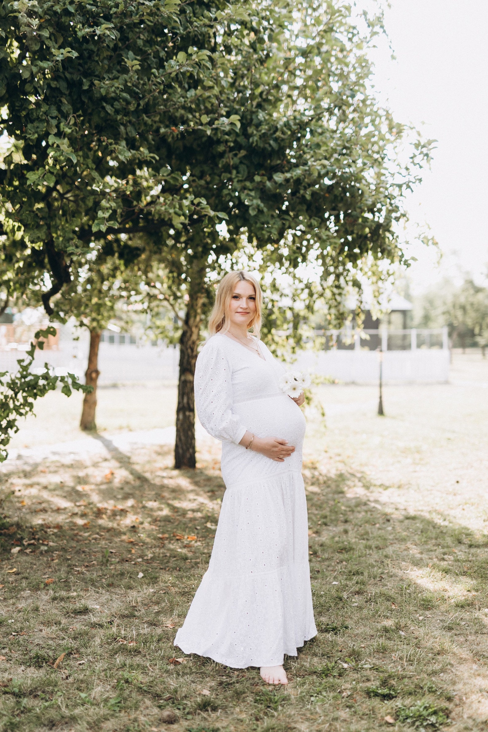 Maternity Boho dress Maternity Dress for photo shoot Cotton | Etsy