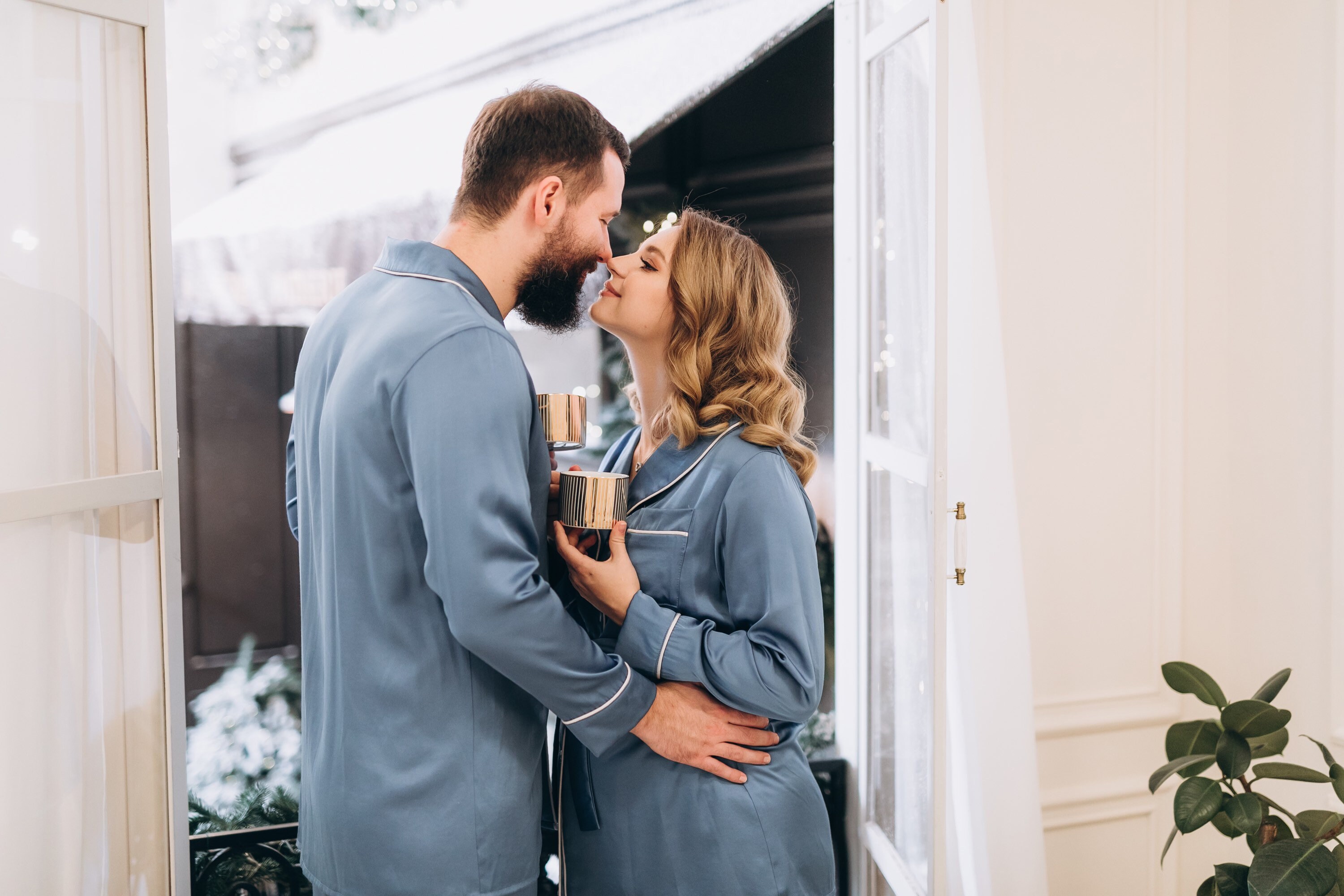 Silk Pajama Pregnancy Photo Shoot Look Pajama Set Homewear Etsy