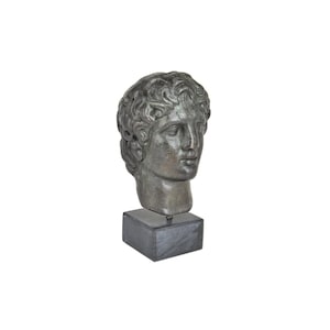 Alexander the Great Bust – King of of Macedonia Sculpture, Ancient Greek Replica,Museum Quality,Classical Greek Hero, Hellenic Legacy