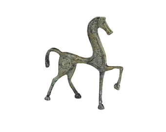 Ancient Greek Dancing Horse Figurine – Decoration Statue, Equestrian Art Decor, Mythology Sculpture, Classical Home, Greek Made