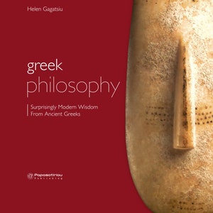 Greek Philosophy Book – Wisdom Quotes in Ancient Greek & English, Greek Philosophy Socratic Teachings, Modern Inspiration Gift for Thinkers