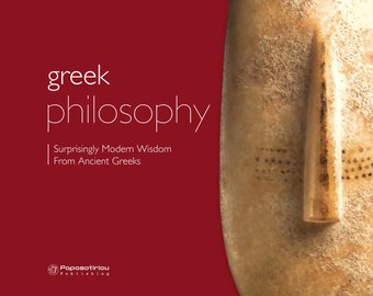 Greek Philosophy Book – Wisdom Quotes in Ancient Greek & English, Greek Philosophy Socratic Teachings, Modern Inspiration Gift for Thinkers