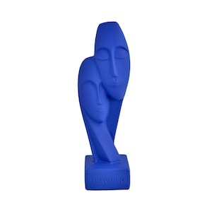 Coloured Devotion Cycladic Idol – Hand - painted Cycladic figurine, Pop Art, Cycladic Art Statue,Cycladic art colour decoration