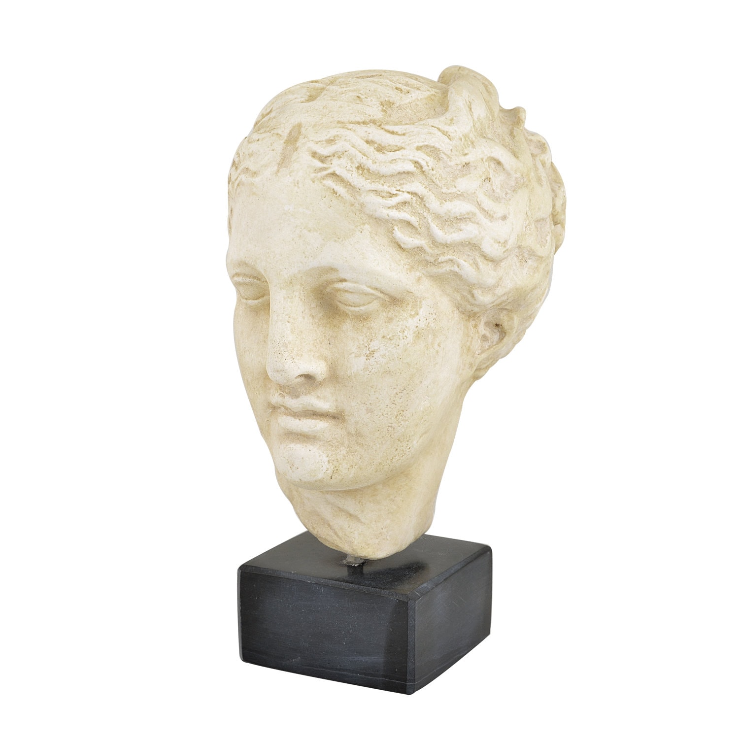 Goddess Hygeia Head Statue – Greek Mythology Bust, Greek Goddess Sculpture, Wellness Office Gift, Ancient Greek Decoration, Greek Made