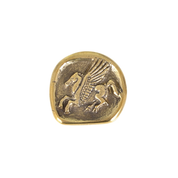 Bronze Flying Pegasus Paperweight – Greek Mythology Flying Horse Press-Papier, Inspirational Office Decor, Desk Accessory, Exclusive Series