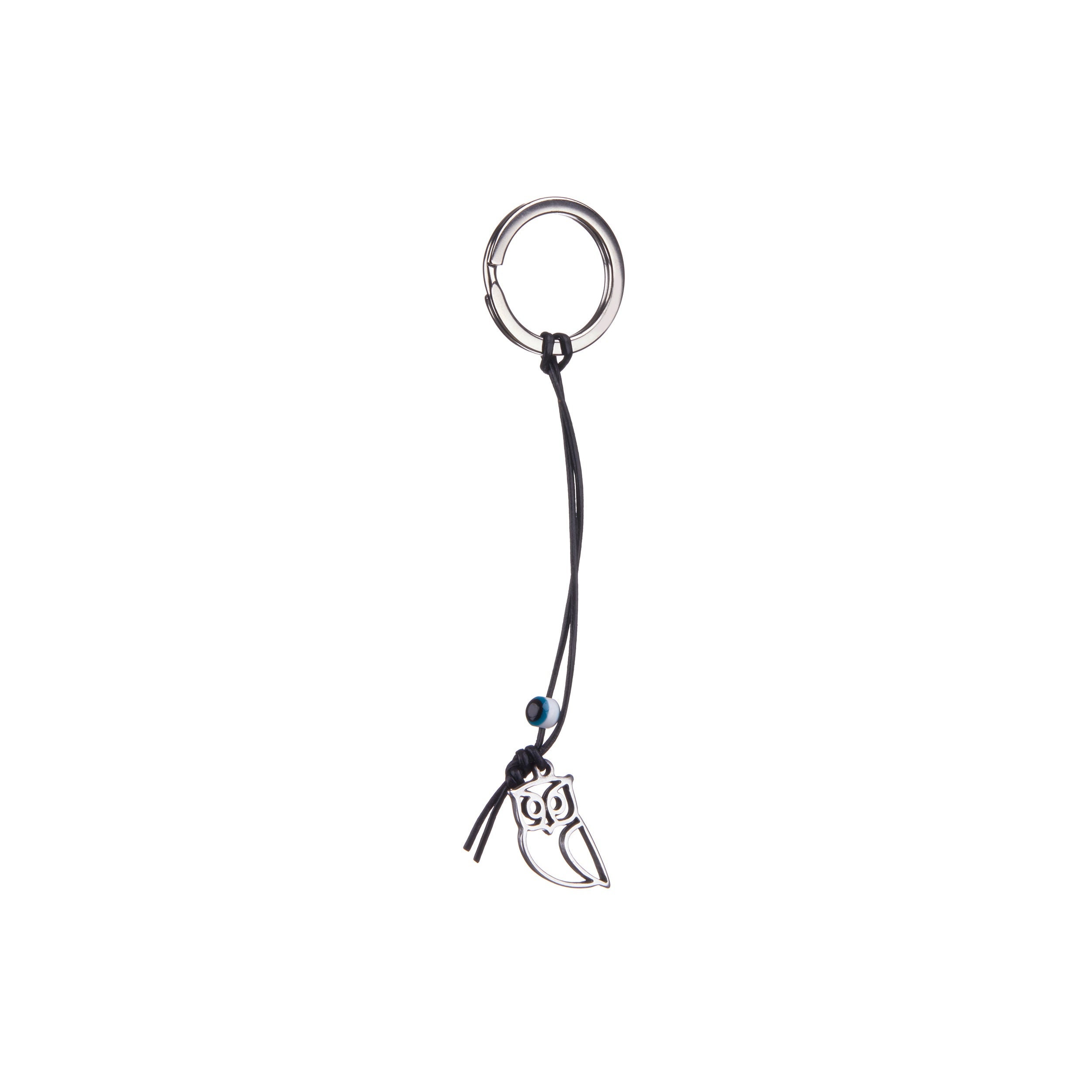 Athenian Owl keychain – Greek symbol of Goddess Athena, bird of wisdom and prudence, stylish e