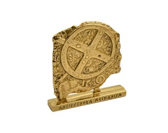 Double-Sided Bronze Antikythera Mechanism Replica – Ancient Greek Computer Invention Sculpture, Science Gift, Maritime Warfare