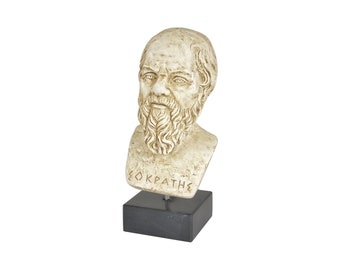 Bust of Socrates – Ancient Greek Philosopher Statue, Museum Quality Replica, Ancient Athens,Socrates and Plato, Trial & Death of Socrates
