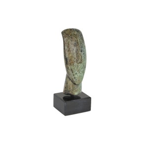 Bronze Cycladic head – minimalist Greek art inspired by ancient Aegean figurines, ideal for gift for home decoration & modern spaces