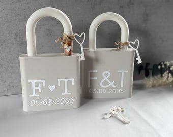 Personalized wedding gift, money gift, wedding castle personalized, elegant & modern money gift with test tube 3D print