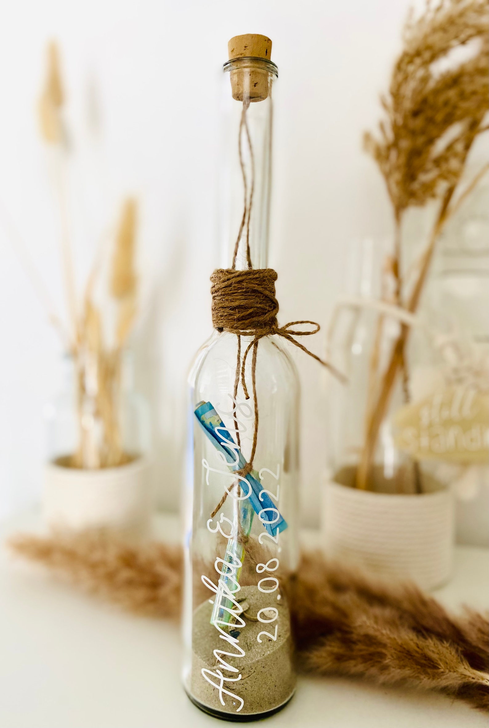 Flaschenpost personalisiert Flaschenpost Hochzeit Etsy.de