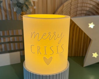 3D print file lantern with base including commercial license | STL & 3MF tealight holder LED decoration | Christmas lantern funny lantern