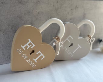 Personalized wedding gift, money gift, wedding heart and lock personalized, elegant & modern money gift with test tube 3D print