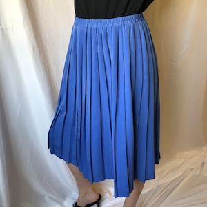 Blue Ruffle Skirt