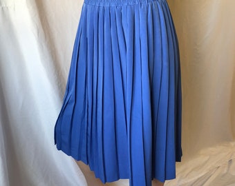 Blue Ruffle Skirt