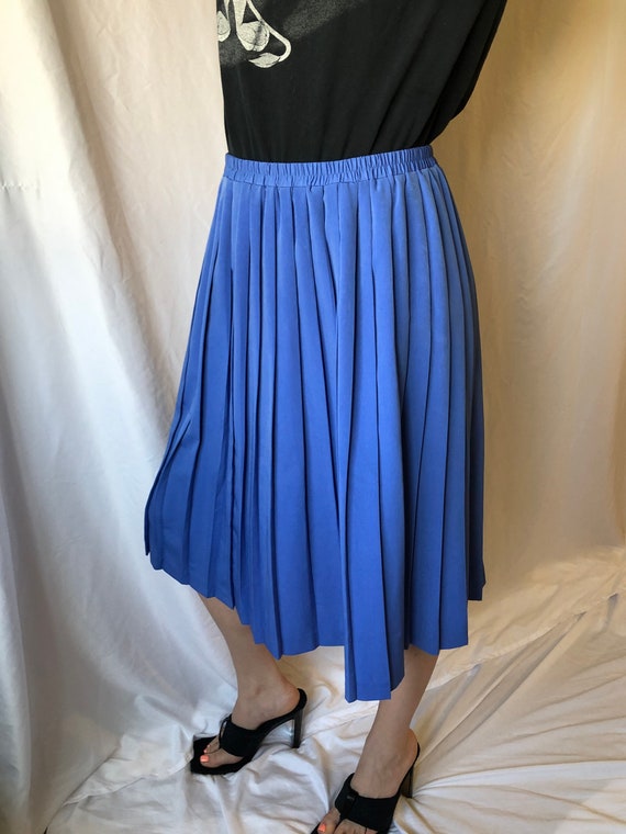 Blue Ruffle Skirt