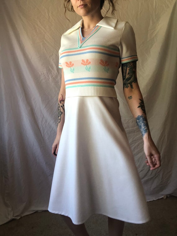 Vintage 1970s Tulip Dress - image 4