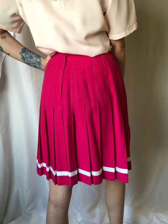 Pink&White Tennis Skirt - Gem