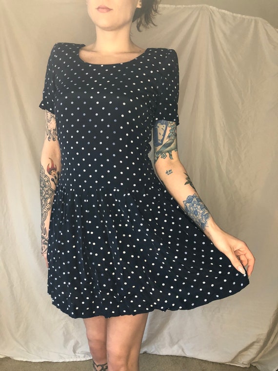 Polkadot 80s Dress - image 1