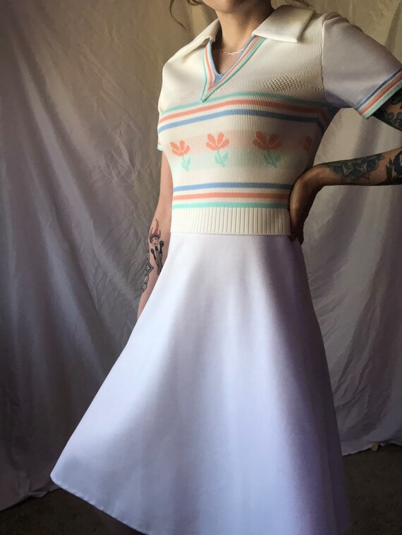 Vintage 1970s Tulip Dress - image 2