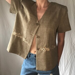 90s Floral Button Up