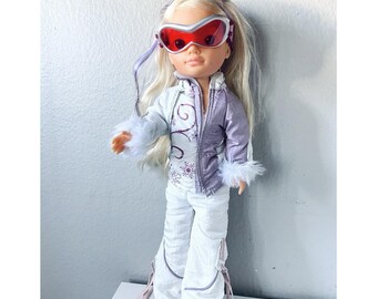 Famosa Spain Winter Sports Fun Nancy 16" Fashion Doll Skier Y2K