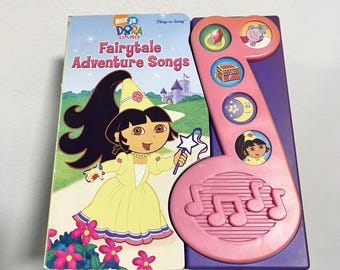 Dora The Explorer Princess Music Book Works Tested Y2K