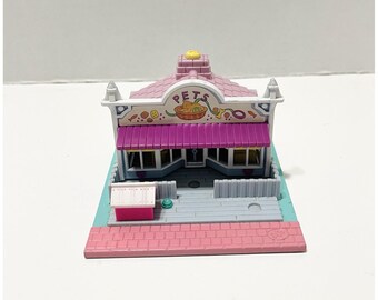 Vintage Polly Pocket Pollyville Pet Shop Compact House Only 1993 Bluebird