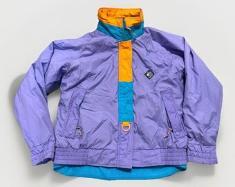 Vintage Woolrich Jacket Womens Sigmet Gear Color Block Sz M Windbreaker 80s 90s