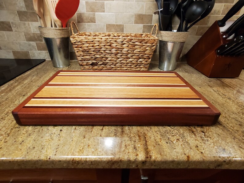 Red Oak Edge Grain Cutting Board Custom Cutting Boards Etsy