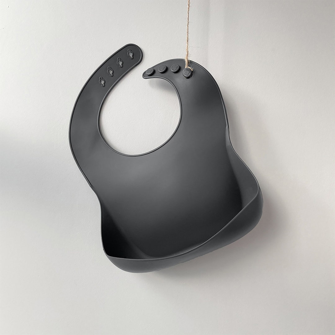 Smoke Signals Silicone Catch Bib Washable Bib Food Catcher Food Bib