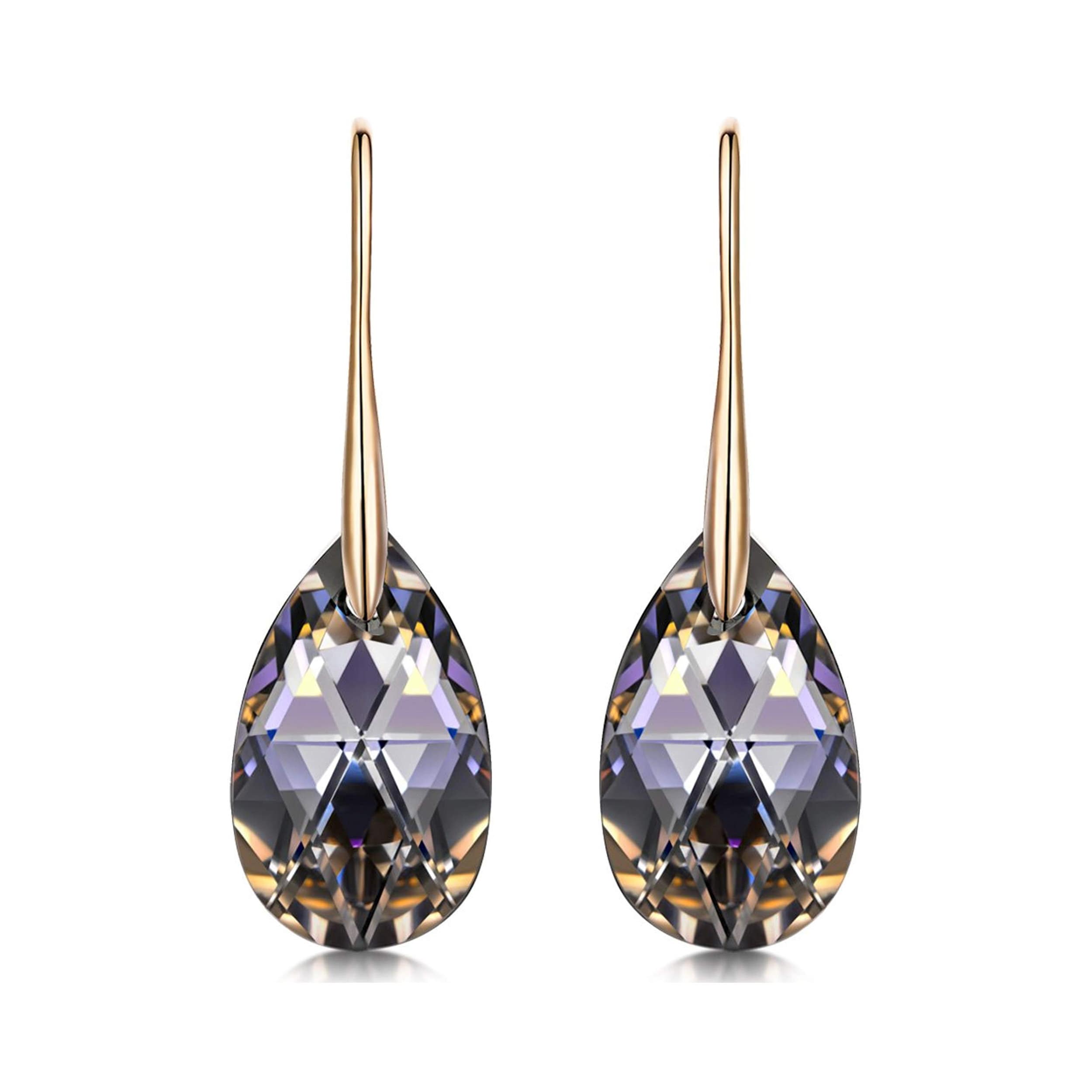 Black aurora drop earrings deals