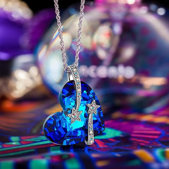 Loving you Necklace with Swarovski crystal